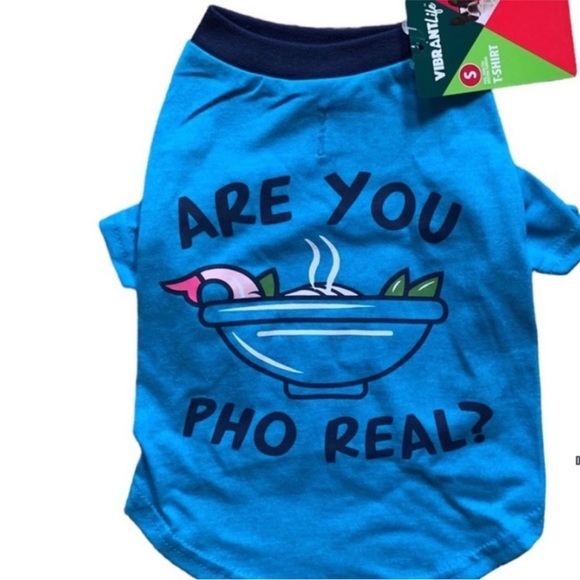 NWT Vibrant Life T-shirt dog “Are You Pho Real?”Various Sizes - Picture 8 of 8